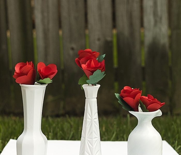Milk Glass Vases on a Budget