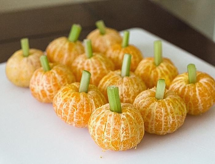 Super Simple Fruity Pumpkin Snacks