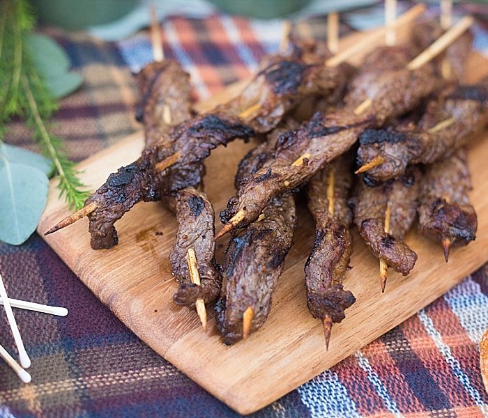 Upgrade Your Potluck With These Marinaded Beef Skewers
