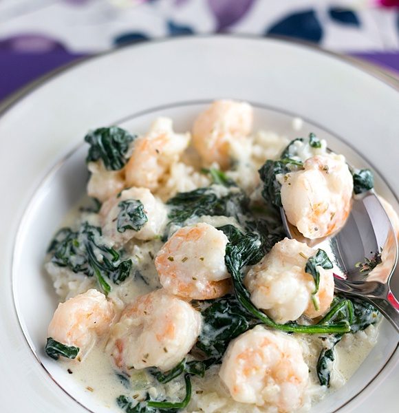 Creamy Garlic Butter Tuscan Shrimp