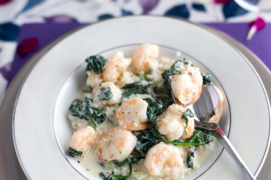 Creamy Garlic Butter Tuscan Shrimp