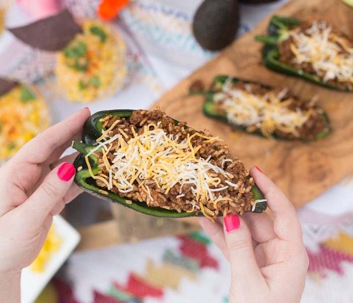 Stuffed Poblano Peppers