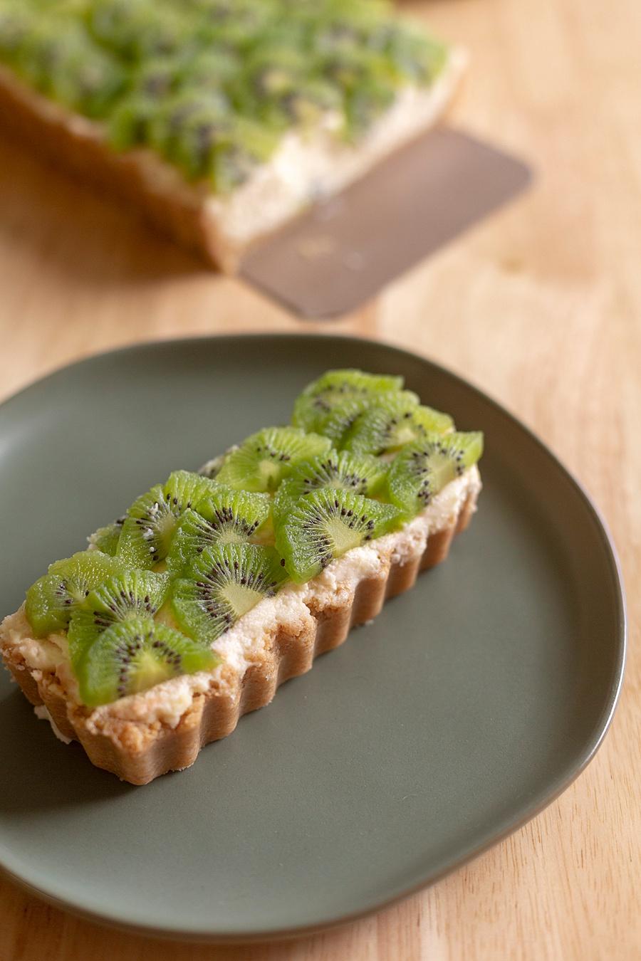 No Bake Kiwi Tart
