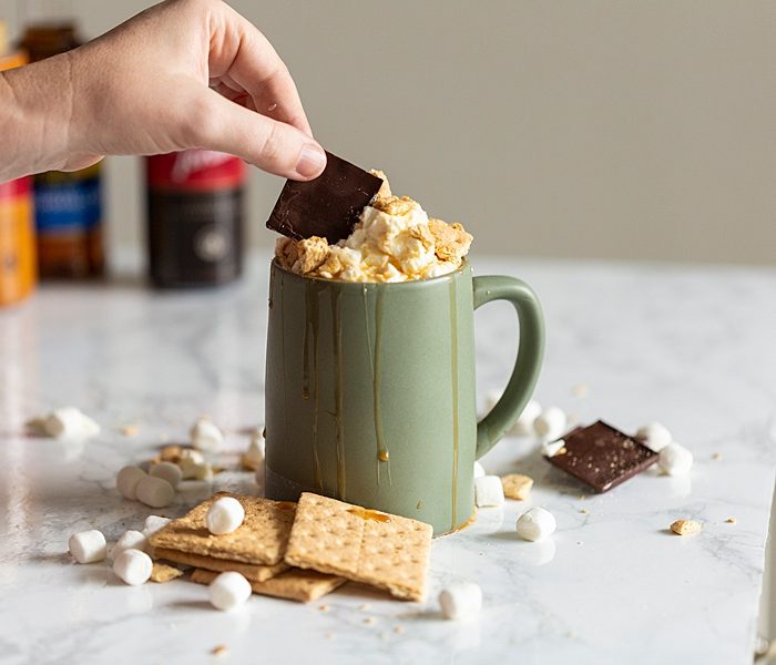 The Ultimate Caramel S’mores Latte