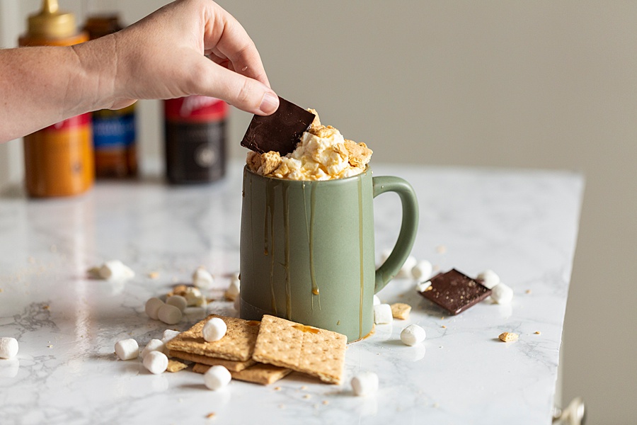 The Ultimate Caramel S’mores Latte
