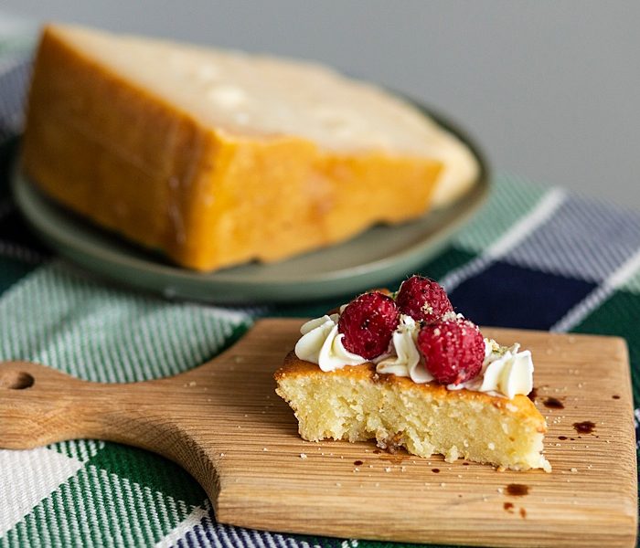Lightly Sweetened Parmigiano Reggiano Cake