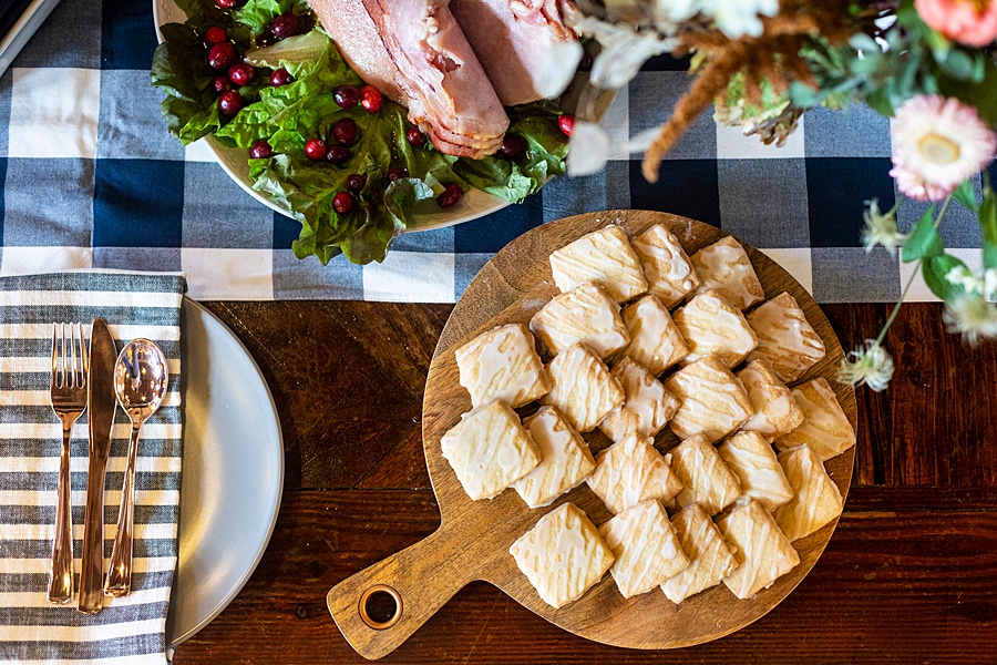 Sweet Tea Iced Shortbread Cookies