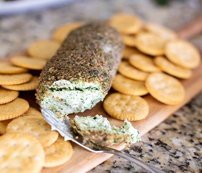 Garlic & Herb Goat Cheese Log