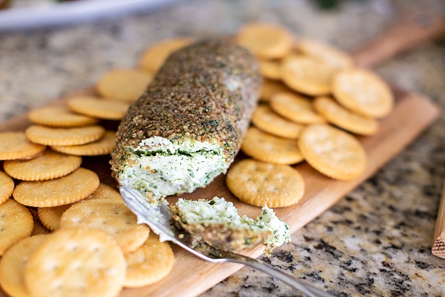 Garlic & Herb Goat Cheese Log