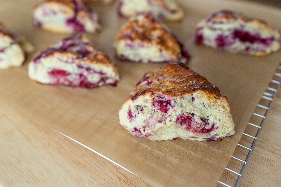 Raspberry Scones