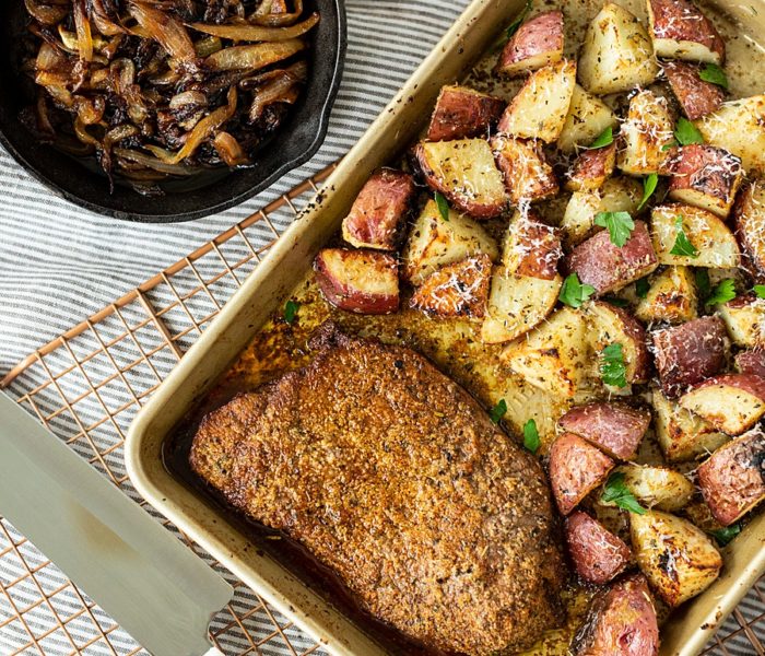 Sheet Pan Steak & Potatoes