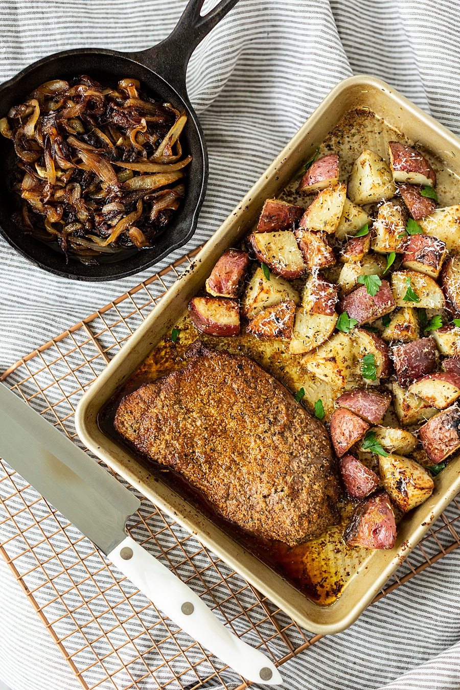 Sheet Pan Steak & Potatoes
