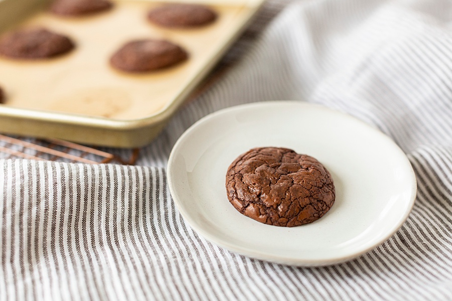 Triple Chocolate Fudgy Brownie Cookies