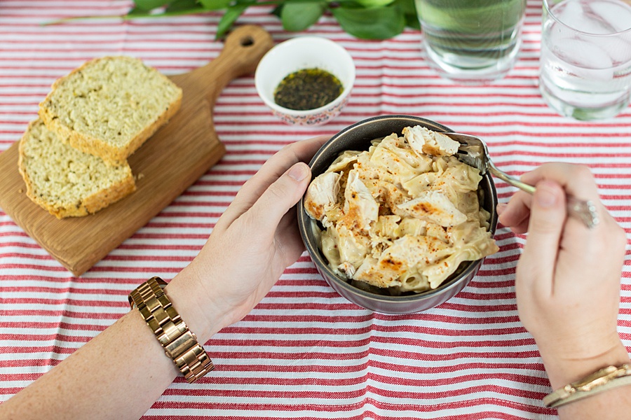 Sunday Supper & One Pot Cajun Chicken Alfredo Pasta