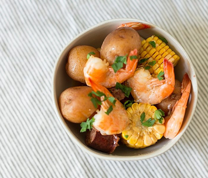 Slow Cooker Cajun Shrimp Boil