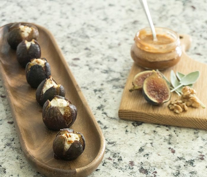 Goat Cheese Stuffed Figs