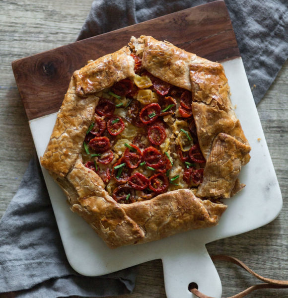 Tomato & Caramelized Onion Galette
