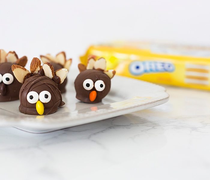 OREO Cookie Ball Thanksgiving Turkeys