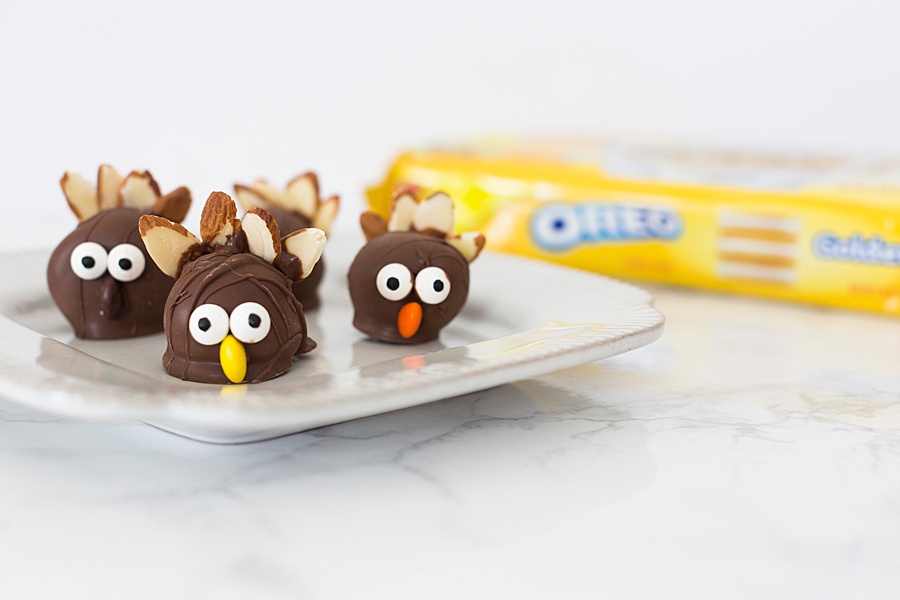 OREO Cookie Ball Thanksgiving Turkeys