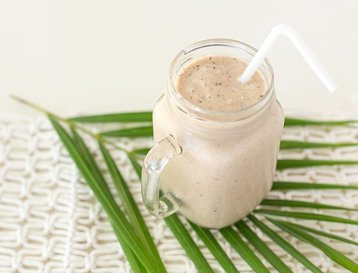 Plant-Based Caramel Cluster Shake