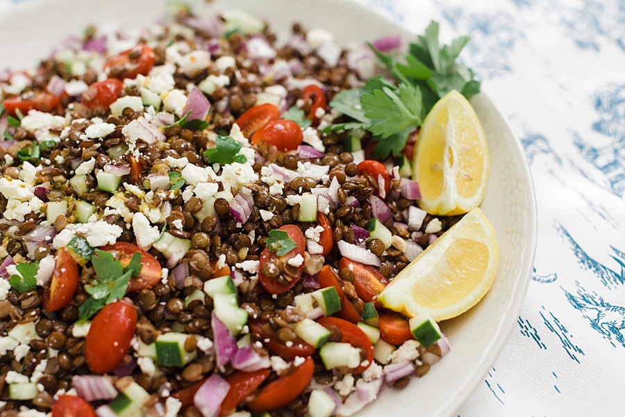 Greek Lentil Salad