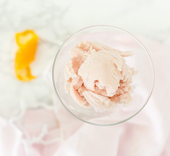 Orange Frozen Yogurt