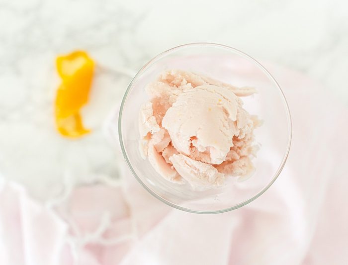 Orange Frozen Yogurt