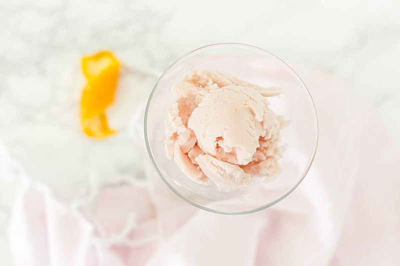 Orange Frozen Yogurt