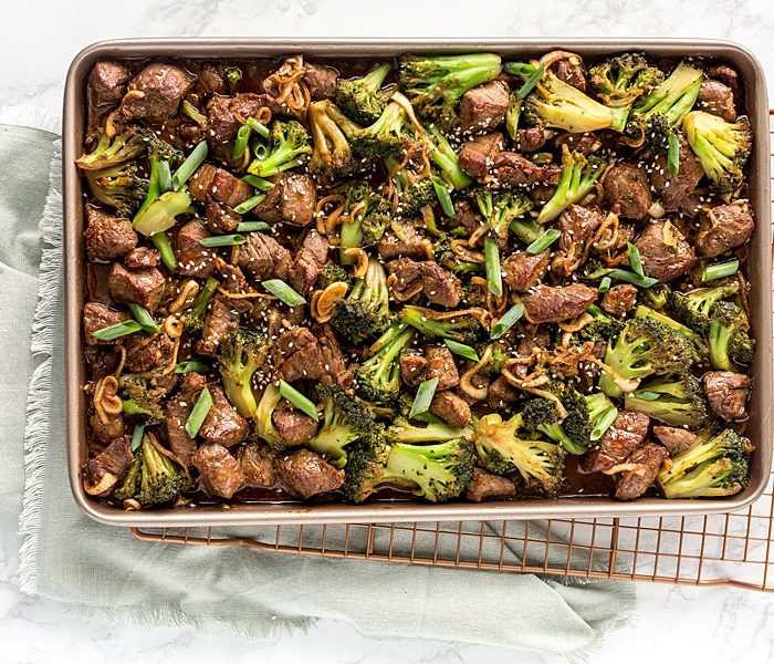 Sheet Pan Beef & Broccoli