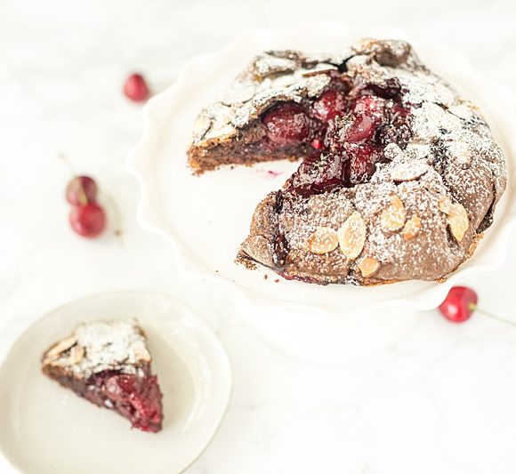 Chocolate Cherry Galette