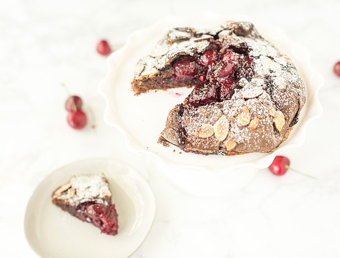 Chocolate Cherry Galette