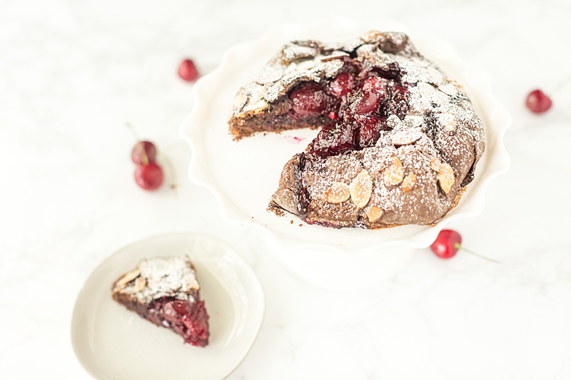 Chocolate Cherry Galette