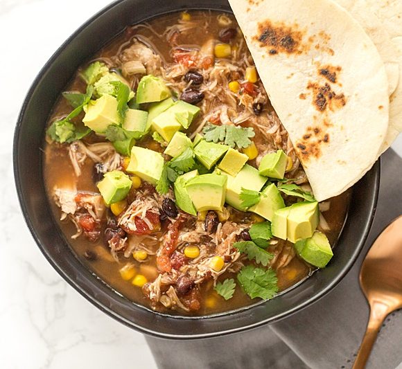 Slow Cooker Chicken Taco Soup