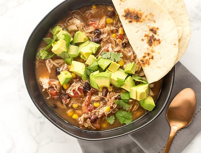 Slow Cooker Chicken Taco Soup