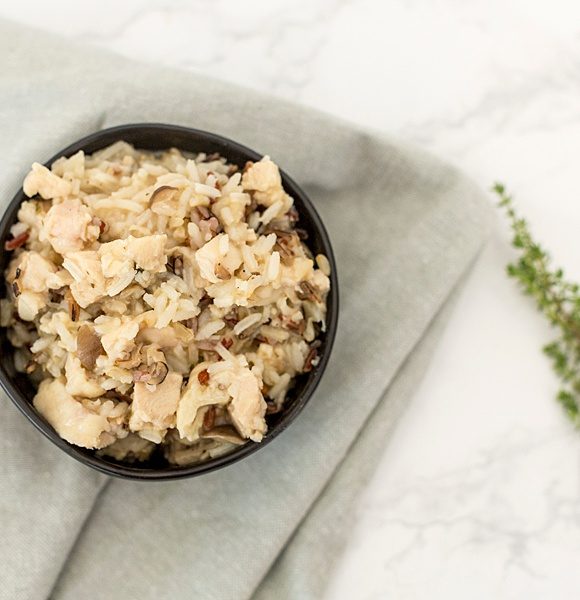 One Pot Creamy Chicken and Rice