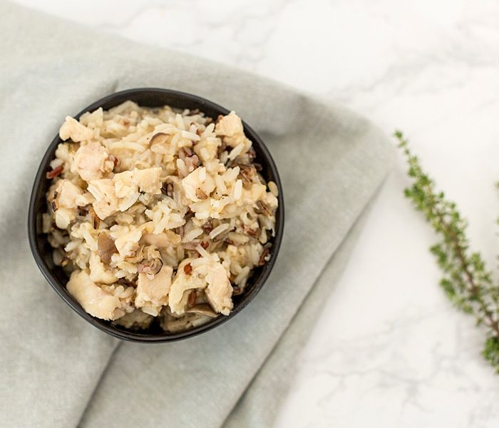 One Pot Creamy Chicken and Rice
