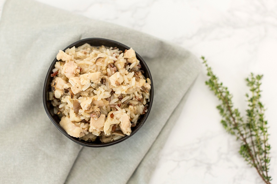 One Pot Creamy Chicken and Rice