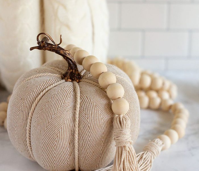 Farm House Wood Bead Garland