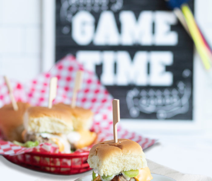 Game Day Spicy Buffalo Chicken Sliders