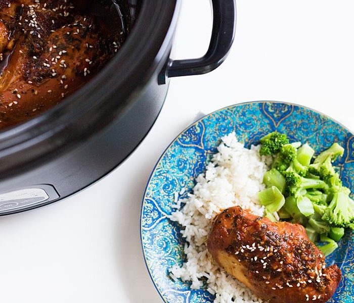 Slow Cooker Honey Garlic Chicken