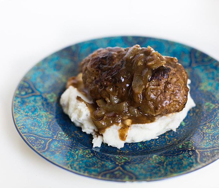 Ground Beef Dinner Idea | Salisbury steak