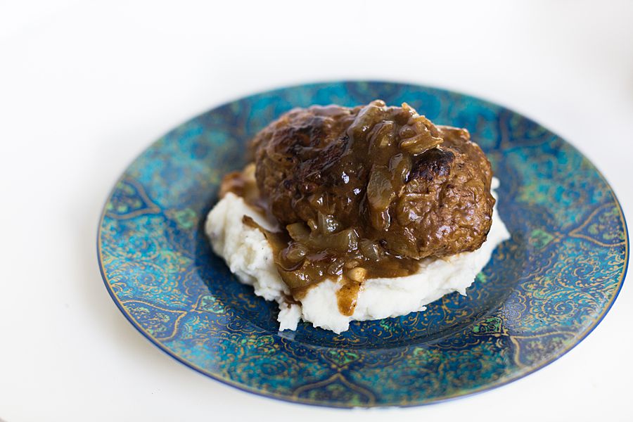 Ground Beef Dinner Idea | Salisbury steak