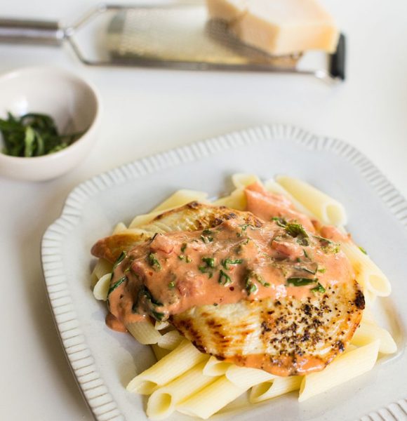 One Pan Creamy Tomato Chicken