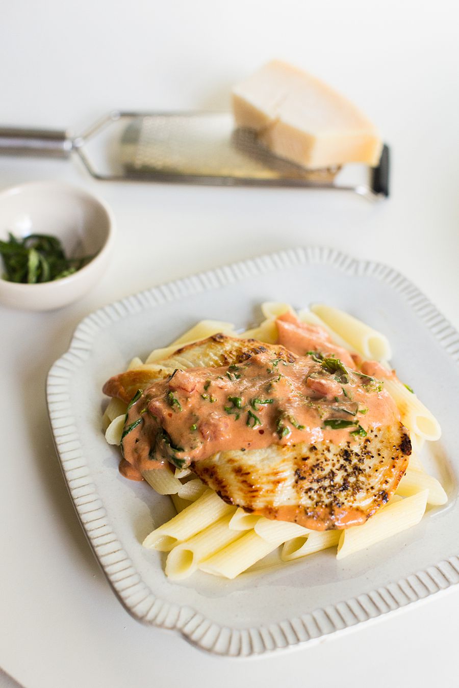 One Pan Creamy Tomato Chicken