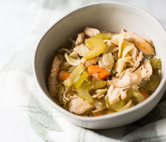 Slow Cooker Chicken Noodle Soup