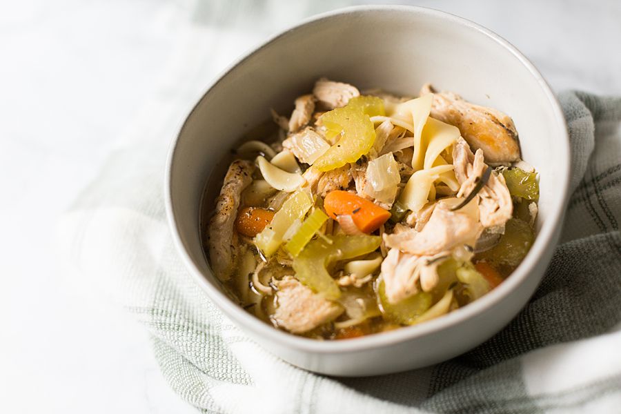 Slow Cooker Chicken Noodle Soup