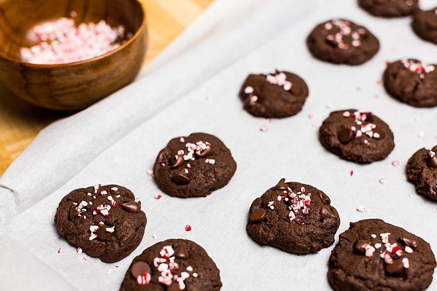 Uses for Leftover Candy Canes | Chocolate Peppermint Cookies