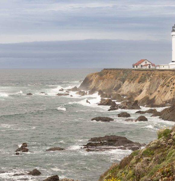A Look At The Point Arena Lighthouse | Mendocino, California