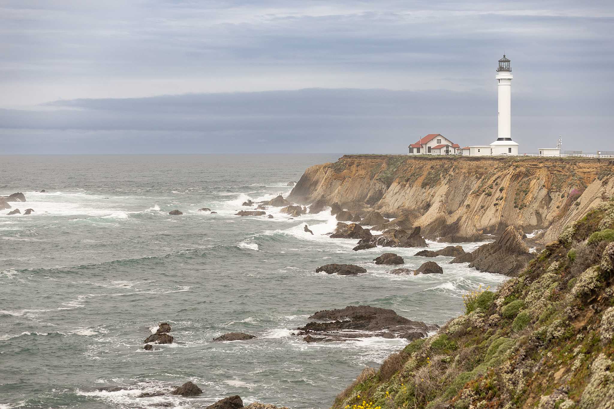 A Look At The Point Arena Lighthouse | Mendocino, California